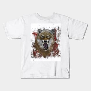 Angry Wolf Kids T-Shirt